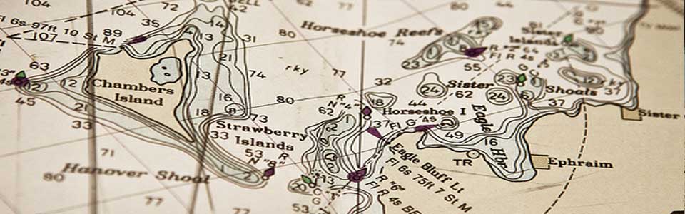 Door County Sailing Navigational Chart